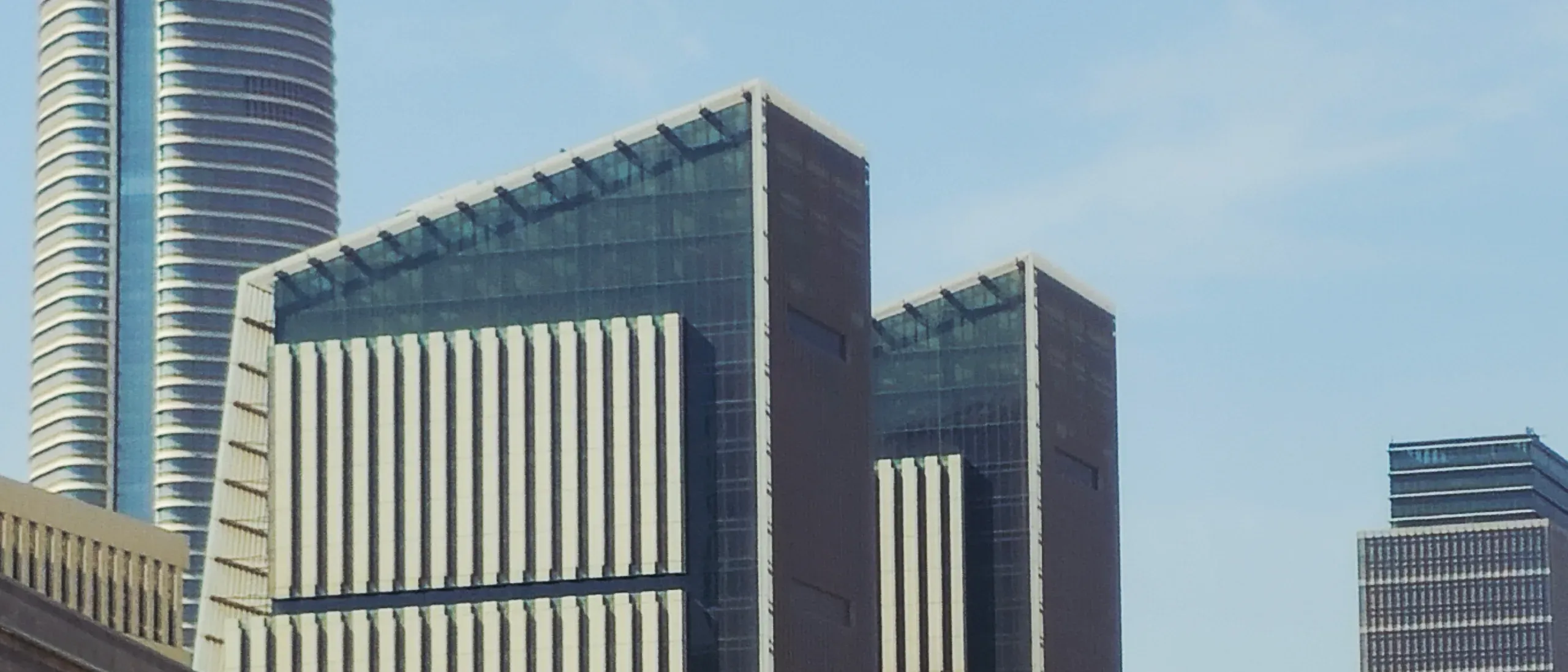Towers C11 and C12 in the Central Business District (CBD) of Egypt's New Administrative Capital.